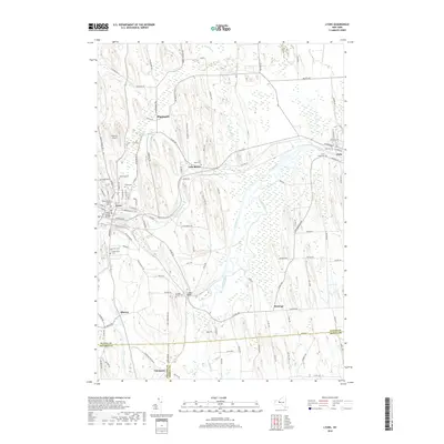 2019 Map of Lyons, 2019 Print