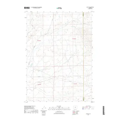 2017 Map of Lysite SE, 2017 Print