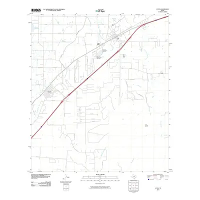 2010 Map of Lytle, 2010 Print
