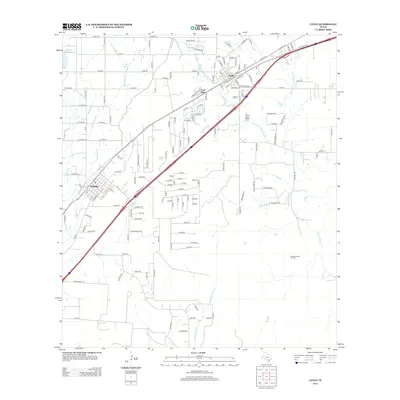 2013 Map of Lytle, 2013 Print