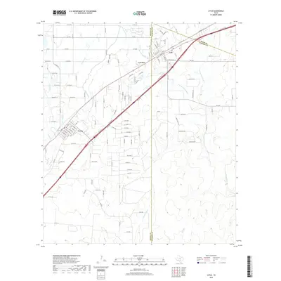 2019 Map of Lytle, 2019 Print