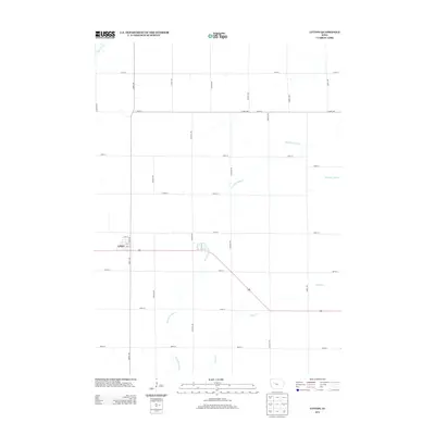 2013 Map of Lytton, 2013 Print