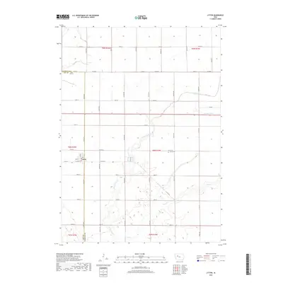 2018 Map of Lytton, 2018 Print