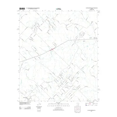 2012 Map of Lytton Springs, 2012 Print