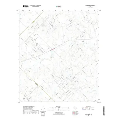 2019 Map of Lytton Springs, 2019 Print