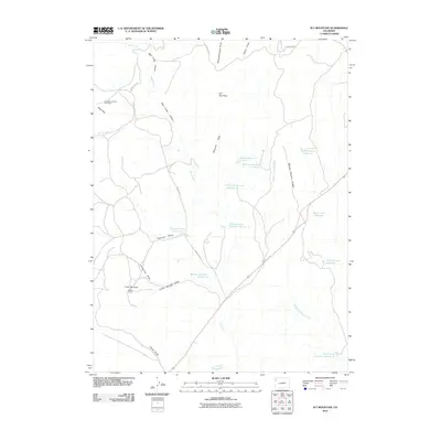 2010 Map of M F Mountain, 2010 Print