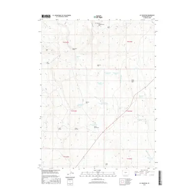 2016 Map of M F Mountain, 2016 Print