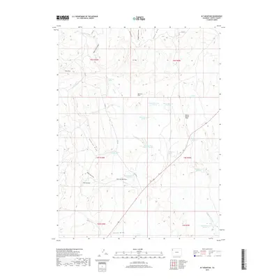 2019 Map of M F Mountain, 2019 Print