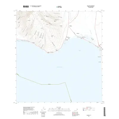 2017 Map of Maalaea, 2017 Print