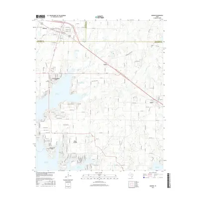 2016 Map of Mabank, 2016 Print