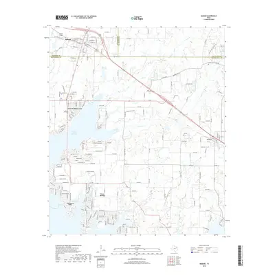 2019 Map of Mabank, 2019 Print