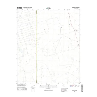 2016 Map of Mabee Ranch, 2016 Print
