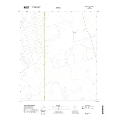 2019 Map of Mabee Ranch, 2019 Print
