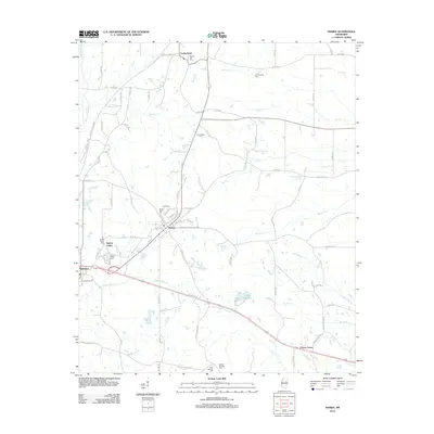 2012 Map of Maben, 2012 Print