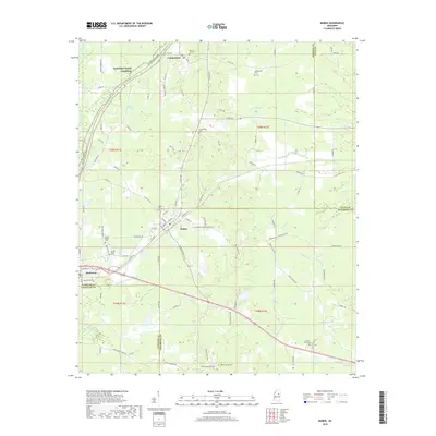 2018 Map of Maben, 2018 Print