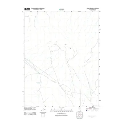 2011 Map of Mable Mountain, 2011 Print