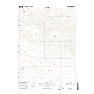 2014 Map of Mable Mountain, 2014 Print