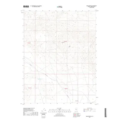 2018 Map of Mable Mountain, 2018 Print