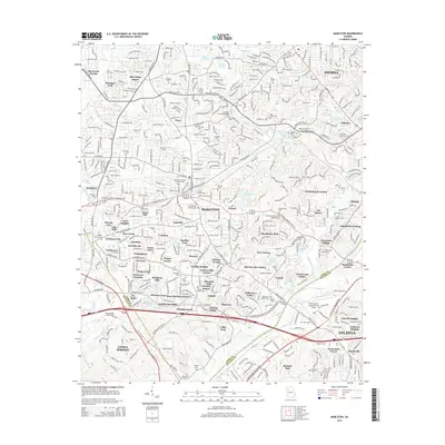 2014 Map of Mableton, 2014 Print