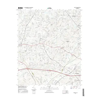 2017 Map of Mableton, 2017 Print