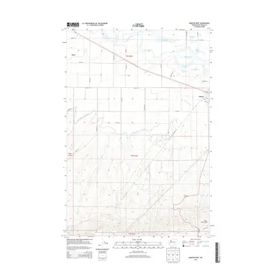 2013 Map of Mabton West, 2013 Print