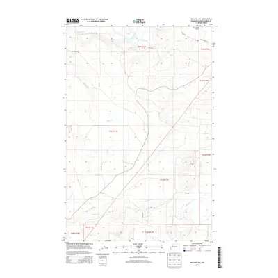 2014 Map of Macafee Hill, 2014 Print