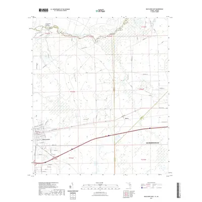 2021 Map of Macclenny East, 2021 Print