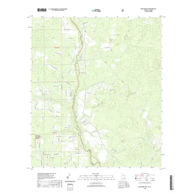 2020 Map of Macclenny NW, 2020 Print