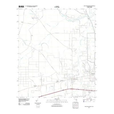 2011 Map of Macclenny West, 2011 Print