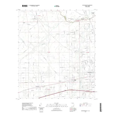 2018 Map of Macclenny West, 2018 Print