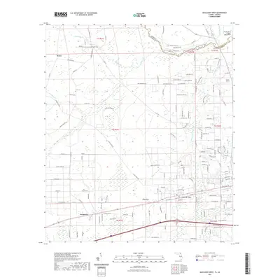 2021 Map of Macclenny West, 2021 Print