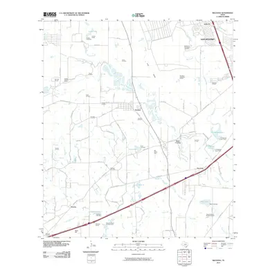 2010 Map of Macdona, 2010 Print