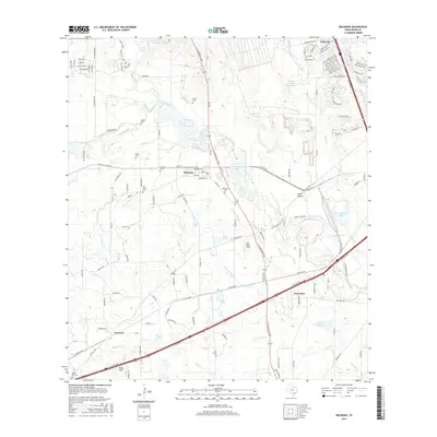 2016 Map of Macdona, 2016 Print