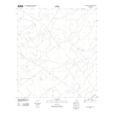 2010 Map of MacDonald Lake, 2010 Print
