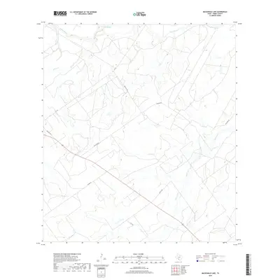 2019 Map of MacDonald Lake, 2019 Print