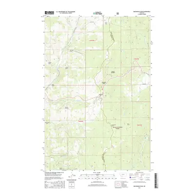 2017 Map of MacDonald Pass, 2017 Print