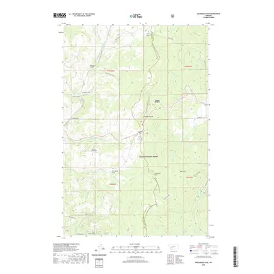 2020 Map of MacDonald Pass, 2020 Print