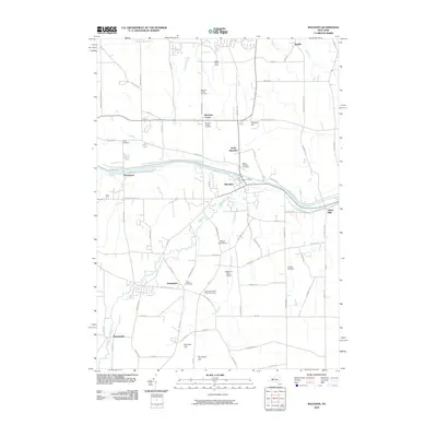 2010 Map of Macedon, 2010 Print