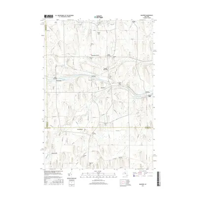 2016 Map of Macedon, 2016 Print