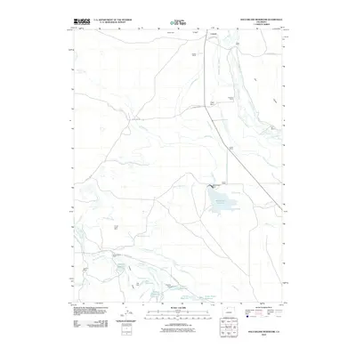 2010 Map of MacFarlane Reservoir, 2010 Print