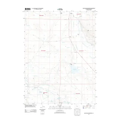 2013 Map of MacFarlane Reservoir, 2013 Print