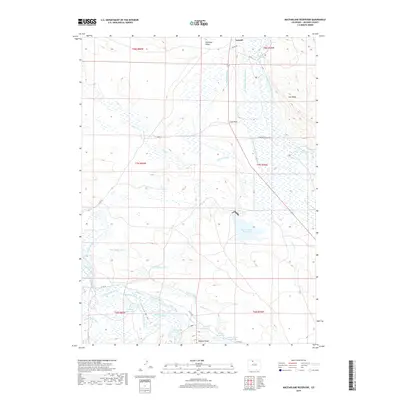2019 Map of MacFarlane Reservoir, 2019 Print