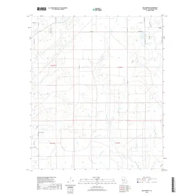 2018 Map of Mach Branch, 2018 Print