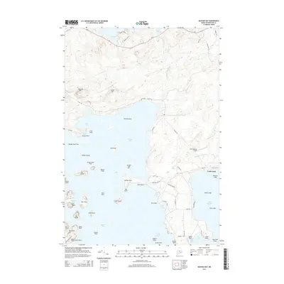2014 Map of Machias Bay, 2014 Print