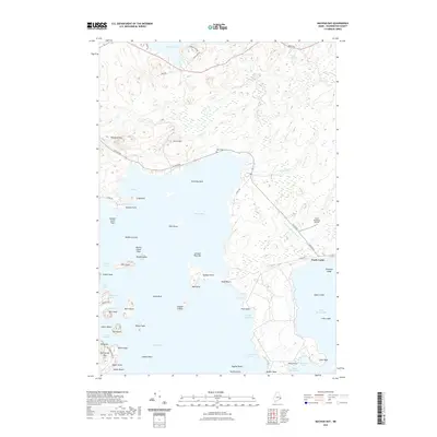 2021 Map of Machias Bay, 2021 Print