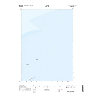 2021 Map of Machias Seal Island, 2021 Print