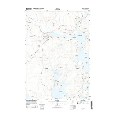 2014 Map of Machias, 2014 Print