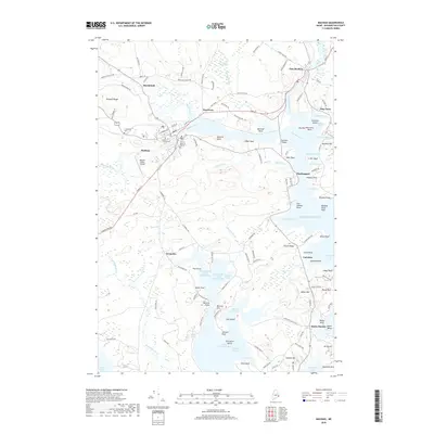 2018 Map of Machias, 2018 Print
