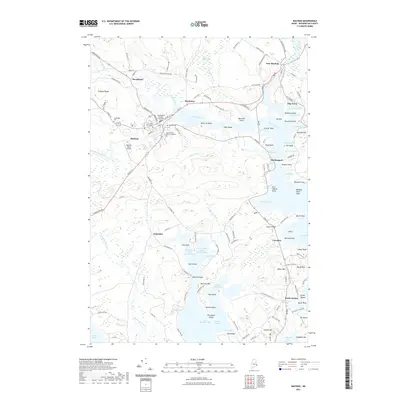 2021 Map of Machias, 2021 Print