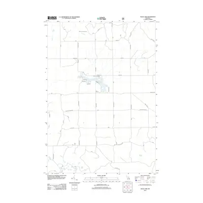 2012 Map of Mack Lake, 2012 Print